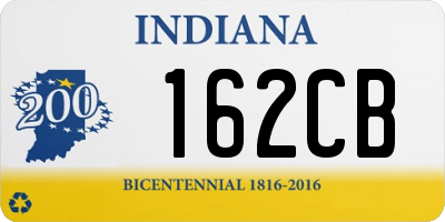 IN license plate 162CB