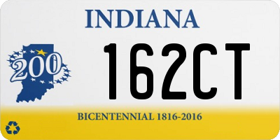 IN license plate 162CT