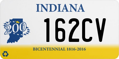 IN license plate 162CV