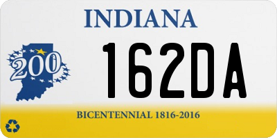 IN license plate 162DA