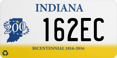 IN license plate 162EC