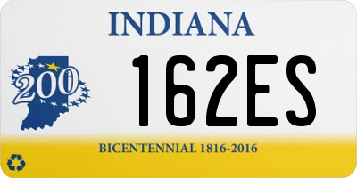 IN license plate 162ES