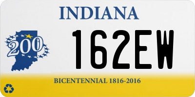 IN license plate 162EW