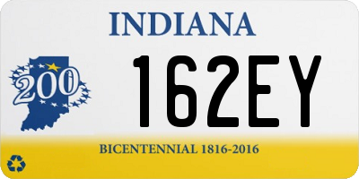 IN license plate 162EY