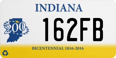 IN license plate 162FB