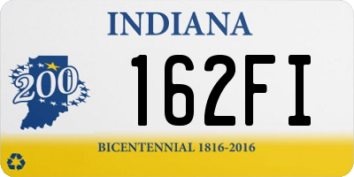 IN license plate 162FI