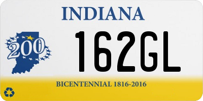 IN license plate 162GL