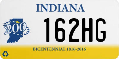 IN license plate 162HG