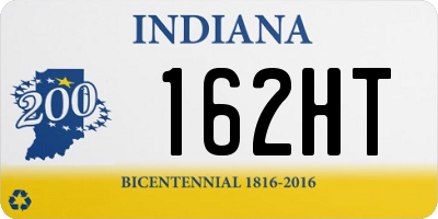 IN license plate 162HT