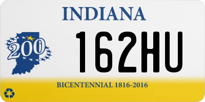 IN license plate 162HU