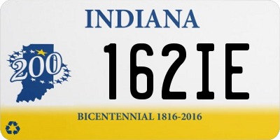 IN license plate 162IE