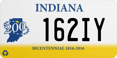 IN license plate 162IY