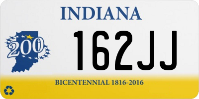 IN license plate 162JJ