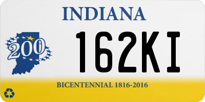 IN license plate 162KI