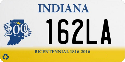 IN license plate 162LA