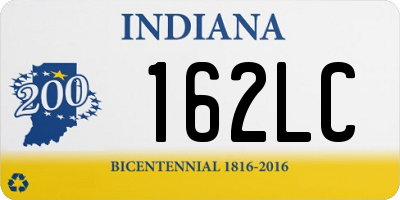 IN license plate 162LC