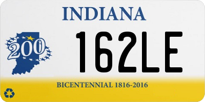 IN license plate 162LE