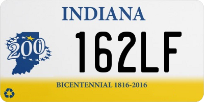 IN license plate 162LF