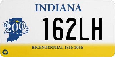 IN license plate 162LH