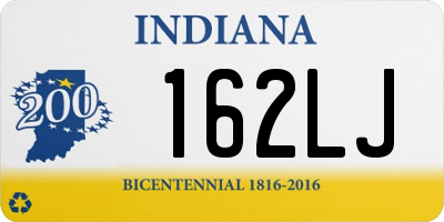 IN license plate 162LJ