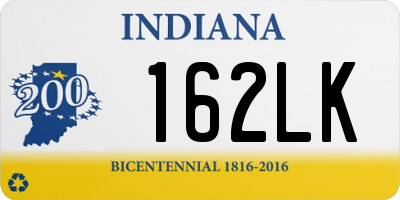 IN license plate 162LK