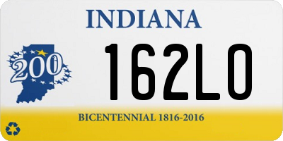 IN license plate 162LO