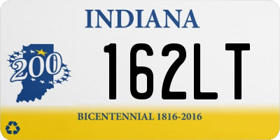 IN license plate 162LT