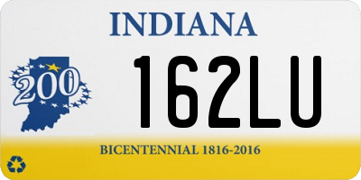 IN license plate 162LU