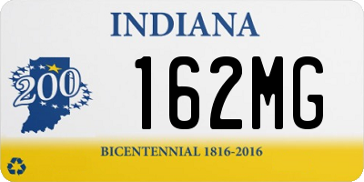 IN license plate 162MG