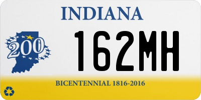 IN license plate 162MH