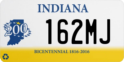 IN license plate 162MJ