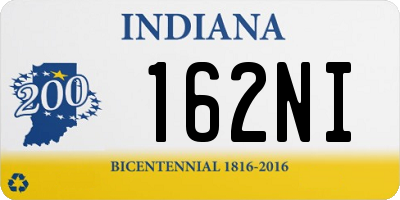 IN license plate 162NI