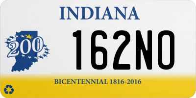 IN license plate 162NO