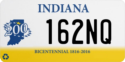 IN license plate 162NQ