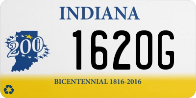 IN license plate 162OG