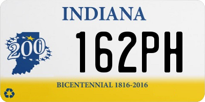 IN license plate 162PH