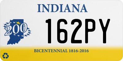IN license plate 162PY