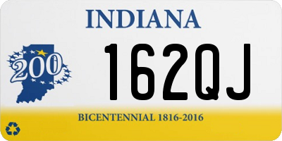 IN license plate 162QJ