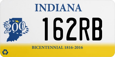 IN license plate 162RB