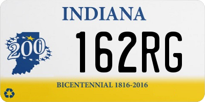 IN license plate 162RG