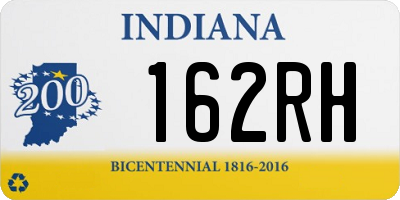 IN license plate 162RH