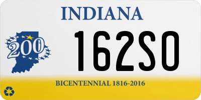 IN license plate 162SO