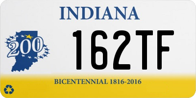 IN license plate 162TF