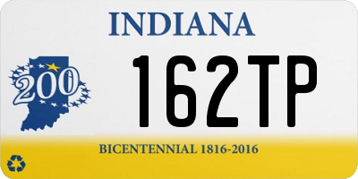 IN license plate 162TP