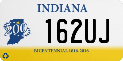 IN license plate 162UJ