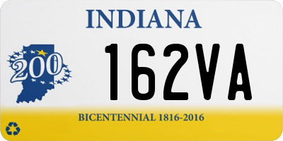 IN license plate 162VA