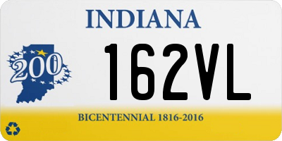 IN license plate 162VL
