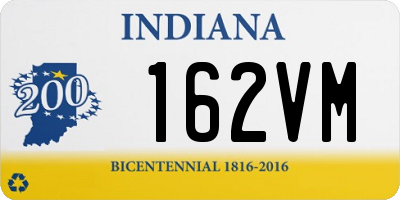 IN license plate 162VM