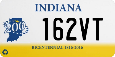 IN license plate 162VT