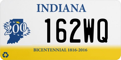 IN license plate 162WQ